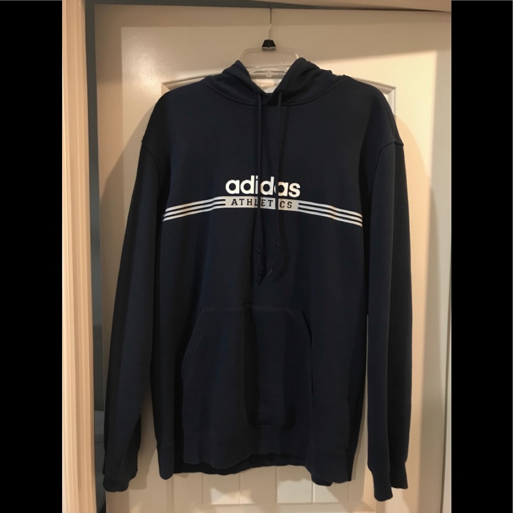 Adidas | Men’s Navy Hoodie with Pockets size M